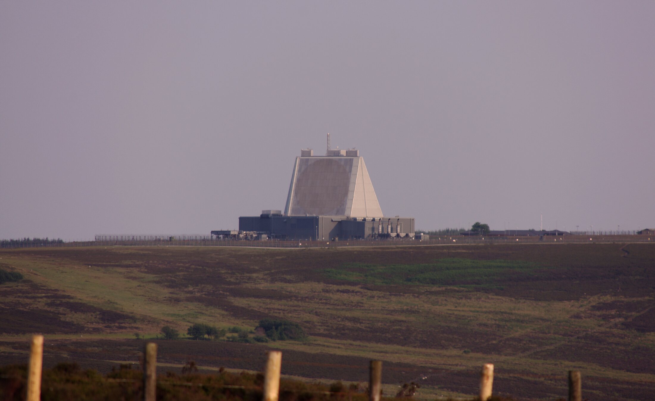 RAF Fylingdales radar station on the North Yorkshire Moors